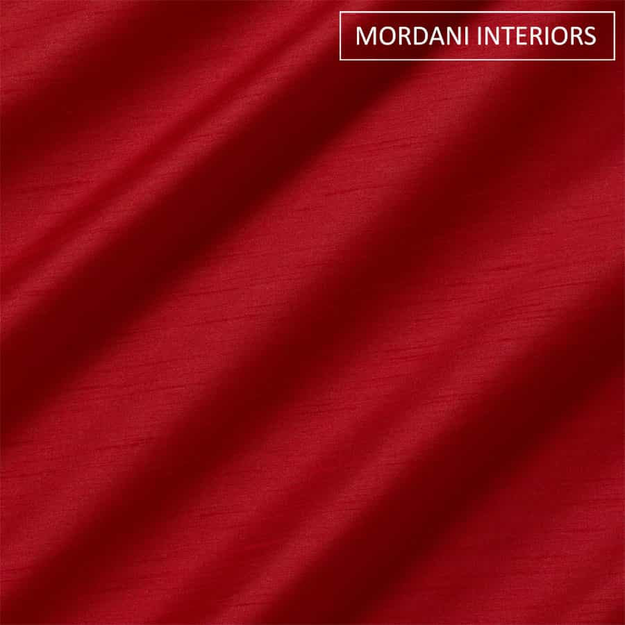 Cherry Red Silk Curtain and Drapes